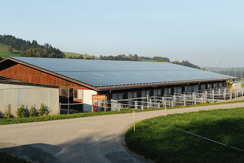 clevergie Photovoltaik Aufdachanlage Landwirtschaftsbetrieb