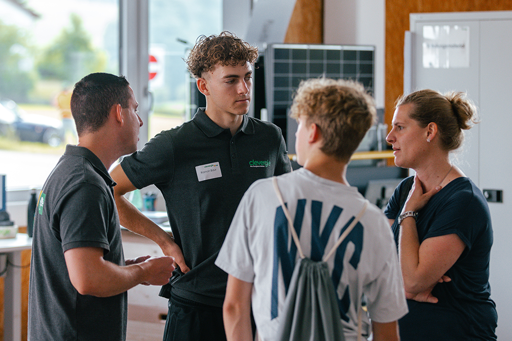 Ausbildung Gespräch - Tag der offenen Tür Rückblick